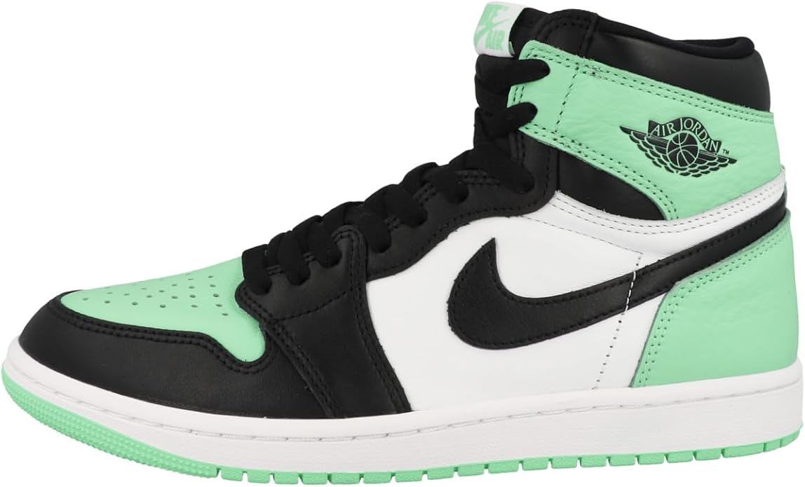 Nike Air Jordan 1 Retro High OG Men&#39;s Shoes White/Black-Green Glow DZ5485 130