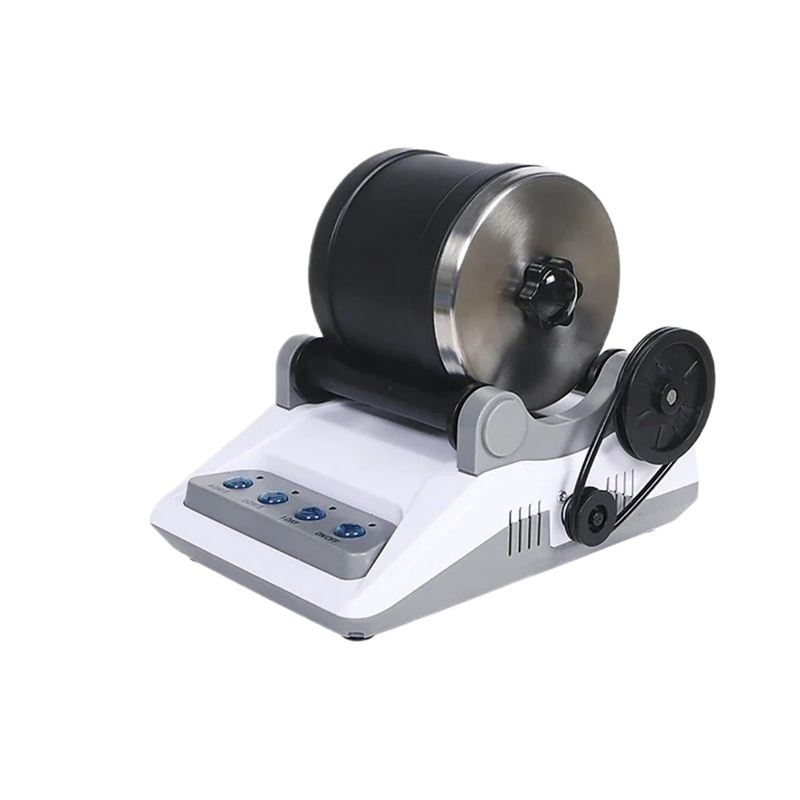 JVDDI Electric Rock Tumbler DIY Toy Rock Machine With Rough Gemstones Polishing Grits For Adult Kids DIY Polishing Grinder Machine