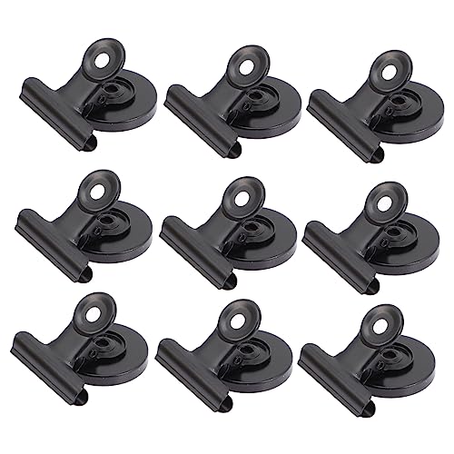 NUOBESTY 10個マグネットクリップ 冷蔵庫 ホワイトボード 属製 強力磁 キャビネット オフィス 学校 自宅 整理 収納