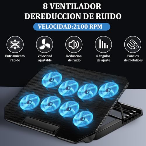 Accesorios De Computadoras, Personal Computer base enfriadora laptop Marca EUARD (2)