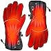 ZLYJ Gants Chauffants Électriques 7.4V 2200Mah Batterie Rechargeable Coupe-Vent 3 Vitesses Réglage Gants d'hiver pour Vélo Ski Moto Scooter Équitation Black