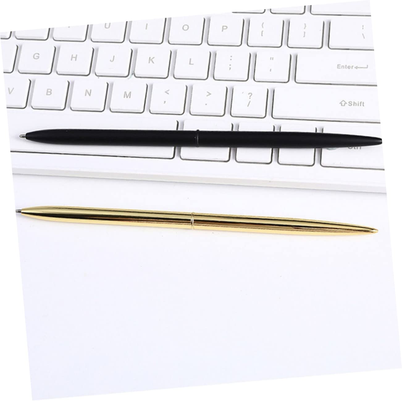 Housoutil 24 Pièces Placement de table en plastique étudiants signent des stylos Enclos stylos d'écriture portables exquis Fournitures de bureau