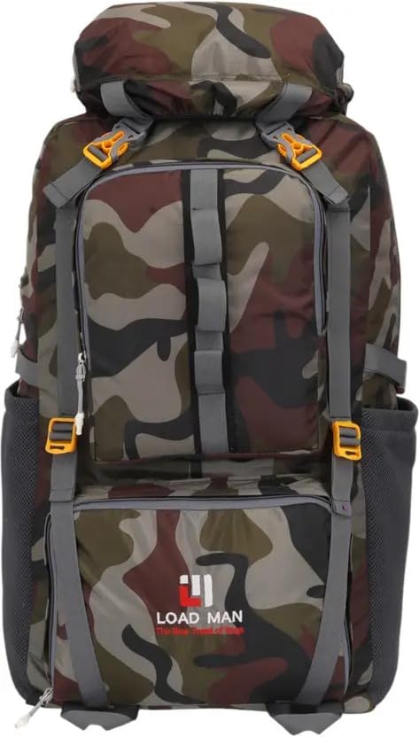 loadman water resistant for hiking trekking and travel rucksack (multicolor)