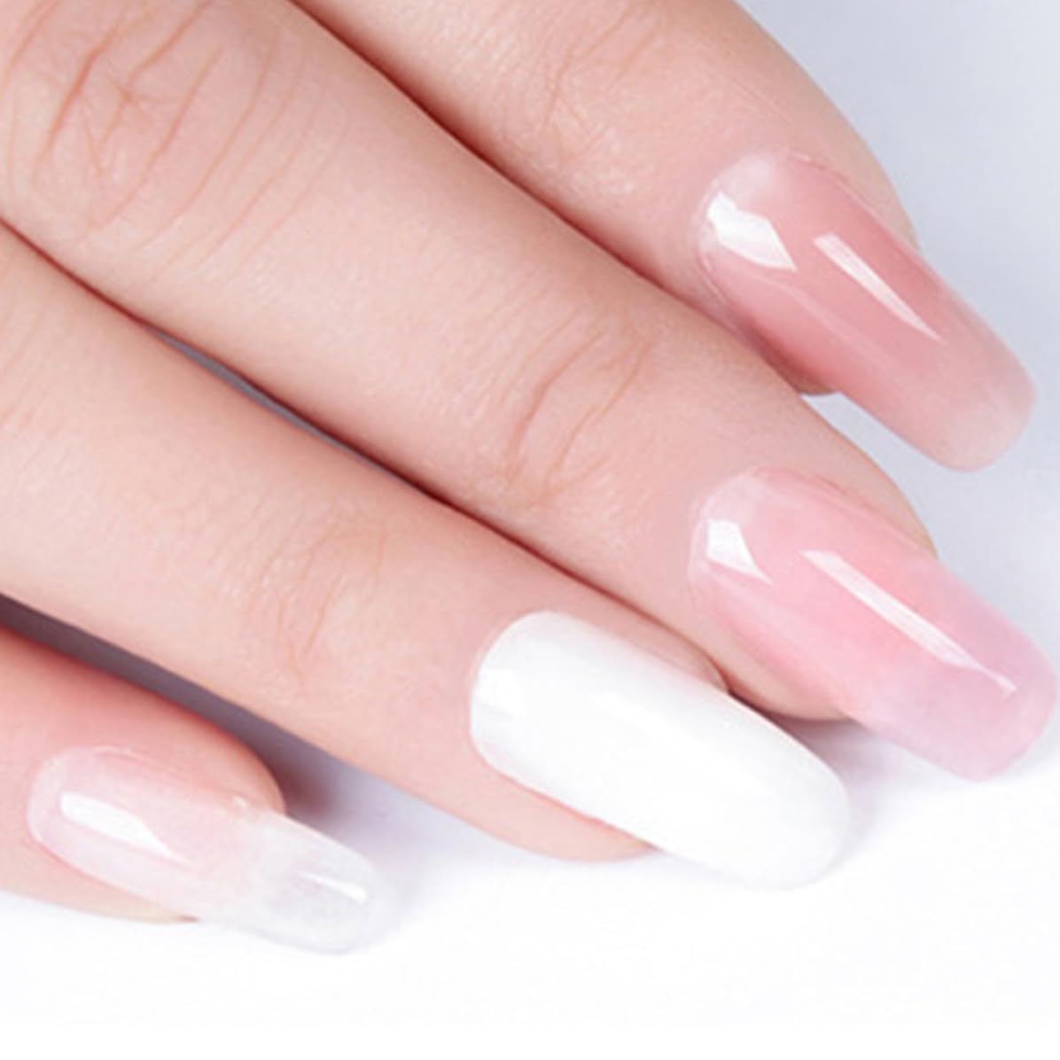 6 Cajas Gel para Realzar las Uñas Resina y Agua, Base Decorativa