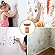 HIULLEN 500g Wandfarbe Ausbessern Weiß, Wand Reparatur Rollbürste mit Wandreparaturpaste, Wand Reparatur Creme, Ausbesserungsfarbe Weiss Für Graffiti Kratzer Flecken Risse Und Beschädigte Wände