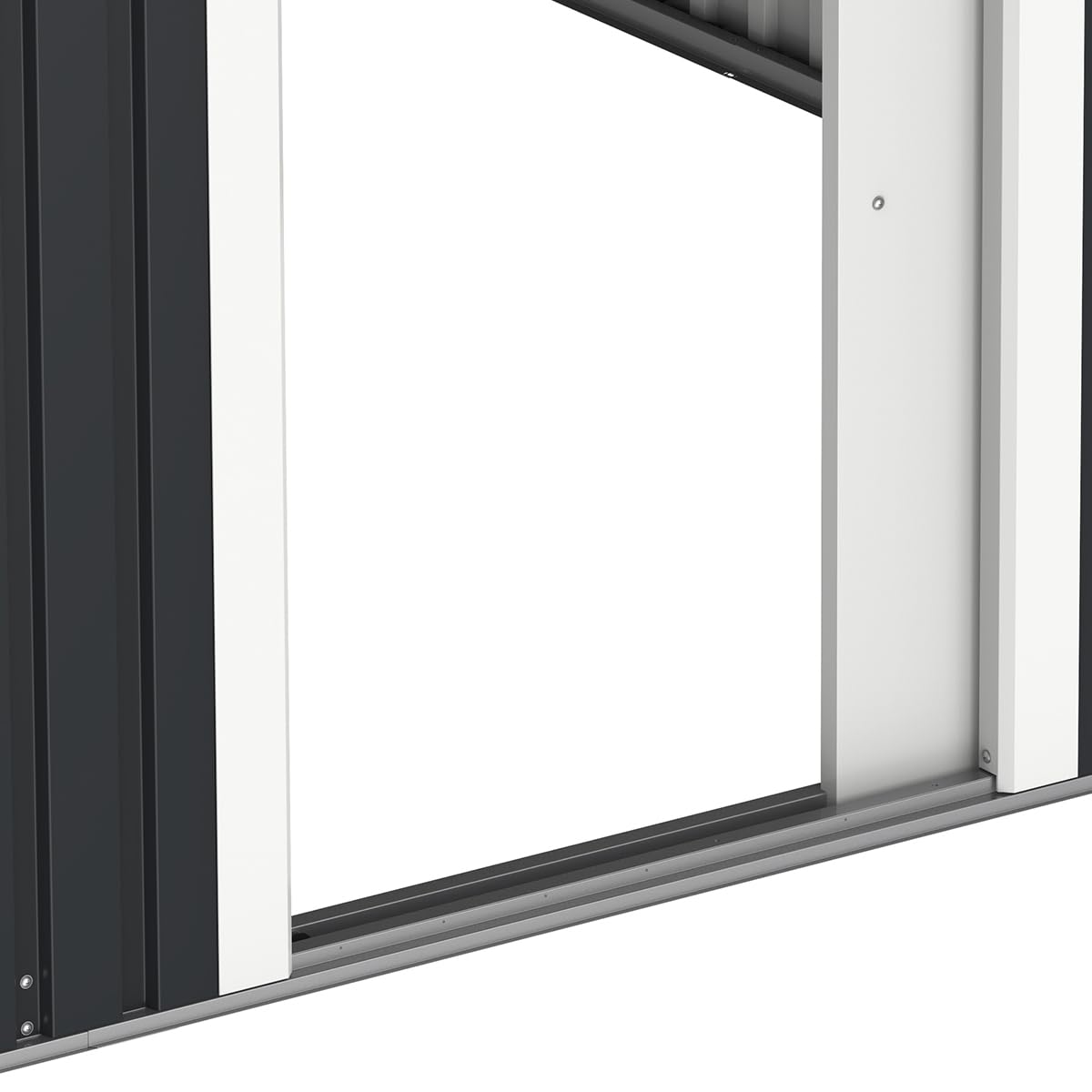 Duramax - garaje - Lyon 12x20 - metal - gris antracita - con capacidad para dos coches grandes 4x4