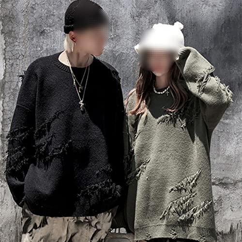 (Wool) Sweater Couple Pullover Unisex Sweater Men Knitwear Autumn Vintage Sweater Sweater(XXL)3