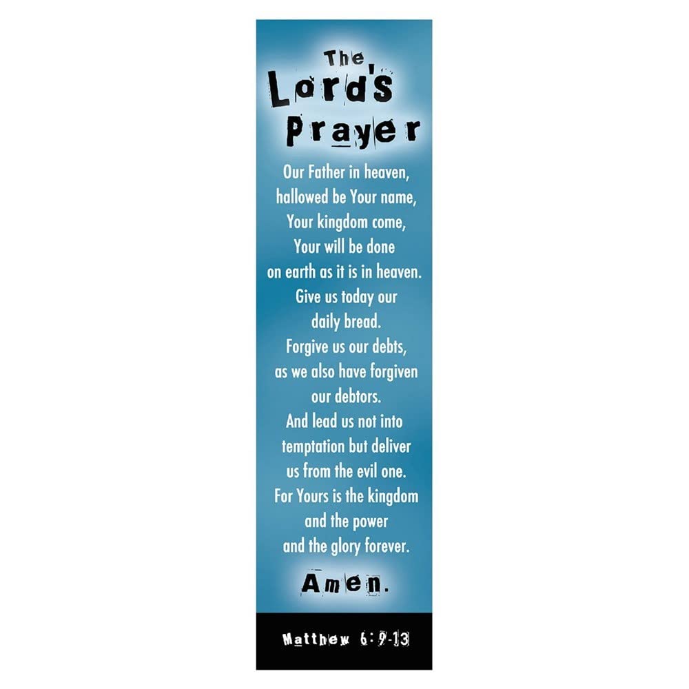 Christian Art Gifts The Lord's Prayer Heavy Paper Bookmarks - Pkg. of 10 (BMP042)