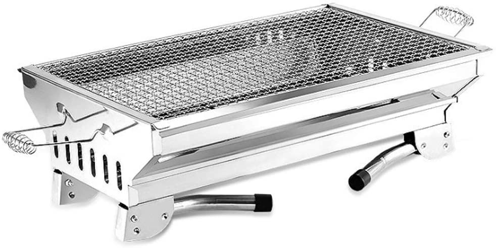 バーベキュー コンロ 折りたたみ バーベキューグリル BBQ グリル ステンレス バーベキューコンロ 卓上 折りたたみ 小型 1～3人用 ステンレス