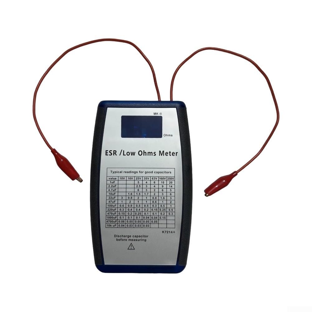 Probador de Condensadores K7214+ para rango para auto 0.01-99 Ohm