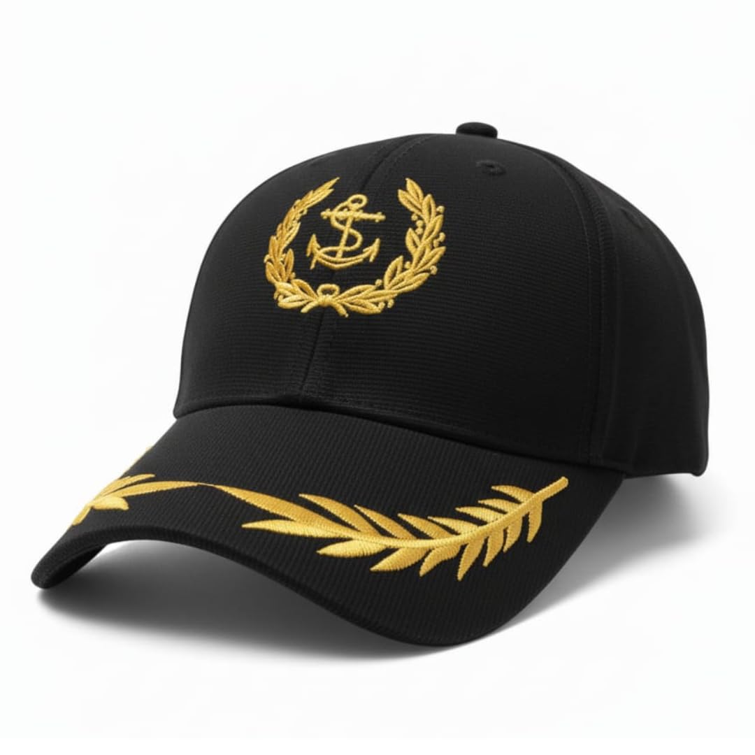 Embroidered Cap for Merchant Navy Mariners