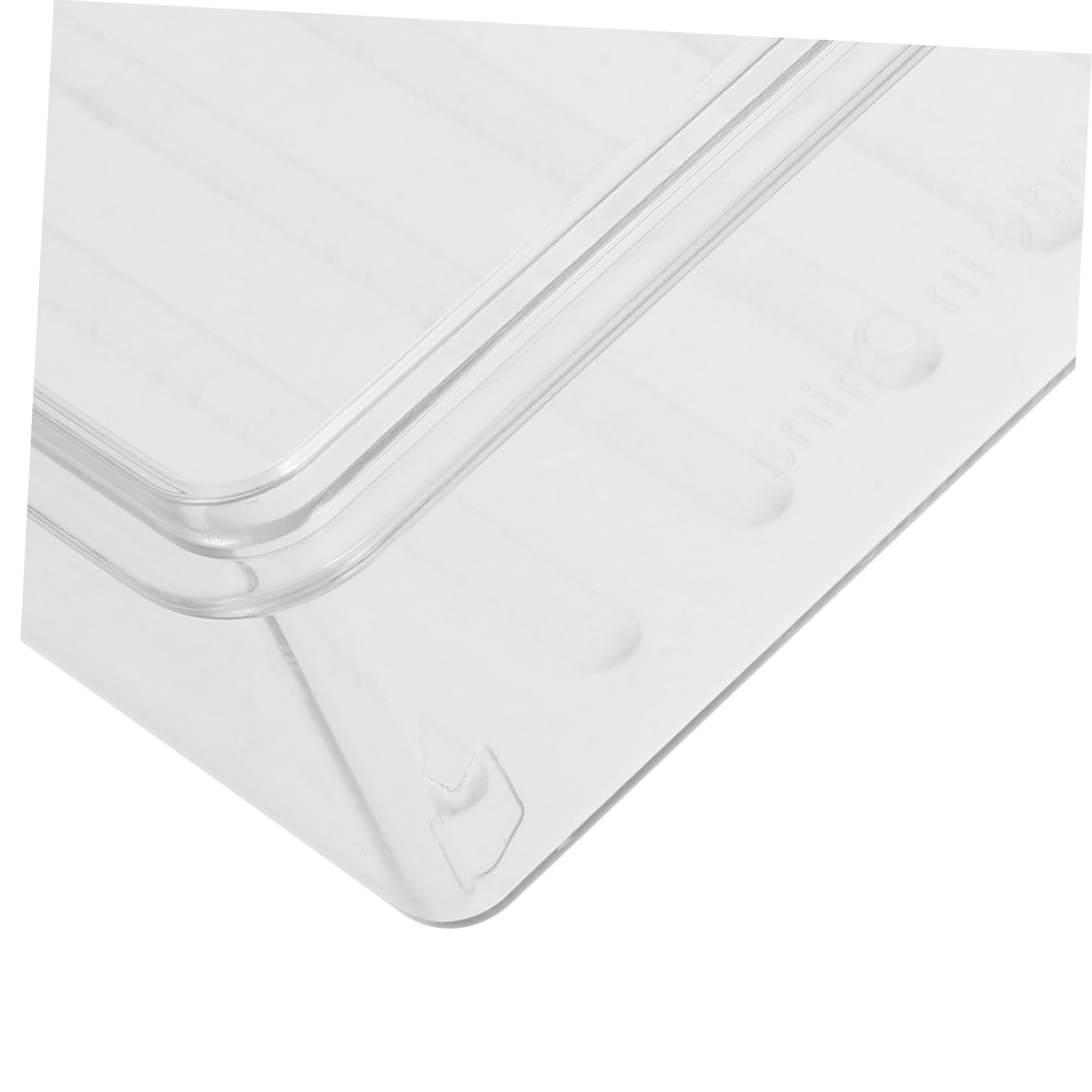 COLLBATH 4stücke Kühlschrankbehälter Stapelbar Transparent Kunststoffboxen Für Lebensmittel Gefrierbehälter Aufbewahrungskorb Für Obst Und Gemüse Fresh Storage Organizer Für