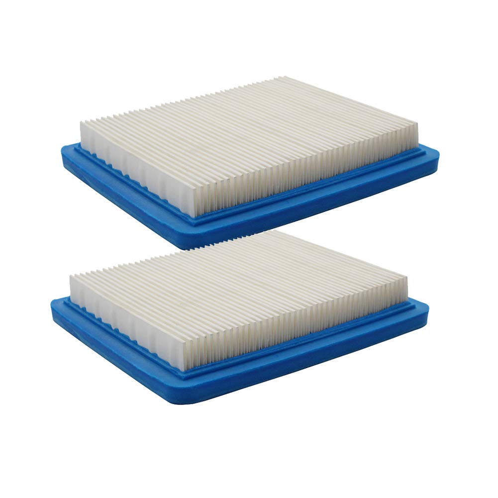 2 pcs Air Filter 491588S for Briggs & Stratton, Honda 17211-zl8-000 GCV160LA GC135 GX100, John Deere LG491588, Mountfield 118550257/0, Toro 119-1909, Stens 102-549, Craftsman 3364 33644 Air Filter