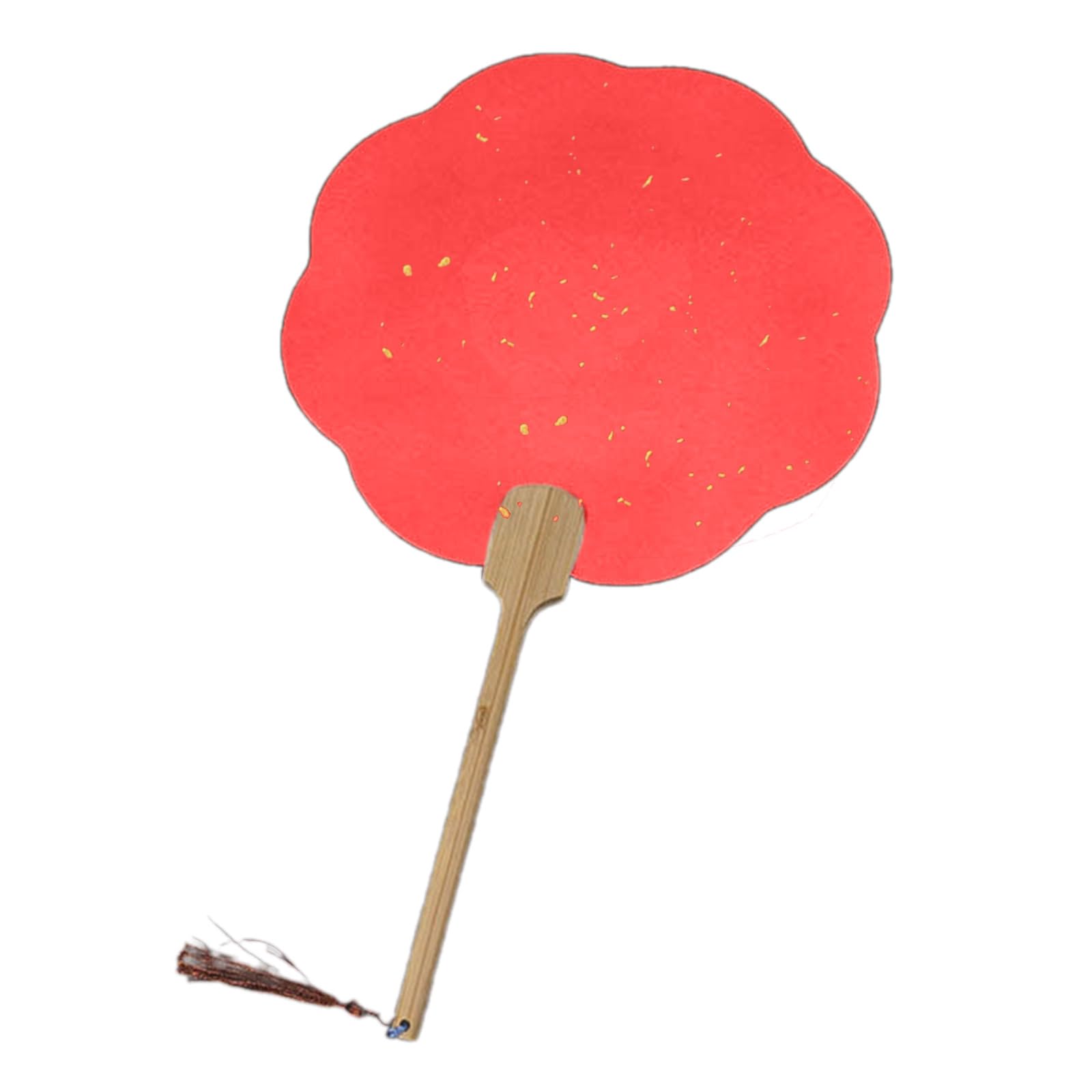Carotoe D Rice Paper Fan Roun Fan Paper Han Wedding Ecorative Painting Kids Rice