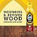 Pledge Moisturizing Wood Oil, Furniture Reviving Spray, Amber & Argan Scent, 9.7oz