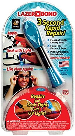 As Seen on TV Lazer Bond 3 Second Fix- UV Light Repair Tool Liquid Plastic Weld