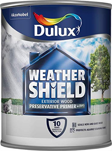 Dulux Retail Weathershield Exterior Preservative Primer Plus - 750ml, 750 ml (Pack of 1)