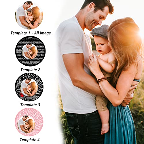 Personalized Bracelets With Picture Inside, Customized Projection Bracelets With Photos, Picture Bracelet Personalized Photo For Mothers Day Birthday Anniversary Memorial Gifts (Black) #TOP1