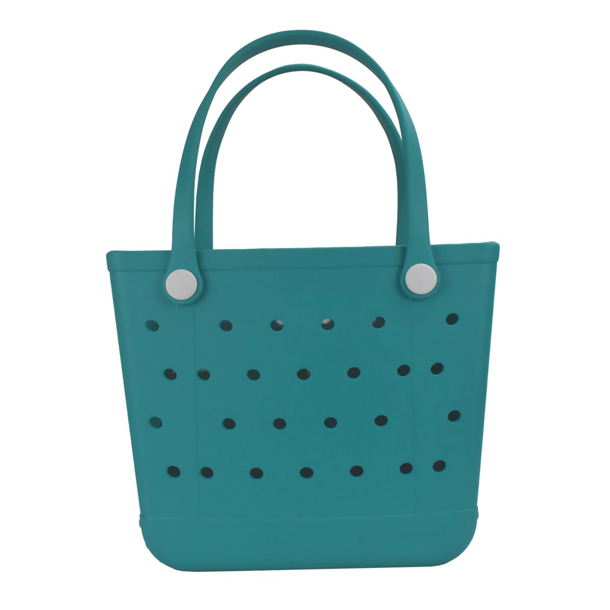 Chokoter Beach Bag, Waterproof Beach Tote, Rubber Medium Tote Bag, Washable and Durable Open Handbag for Boat Pool Sports