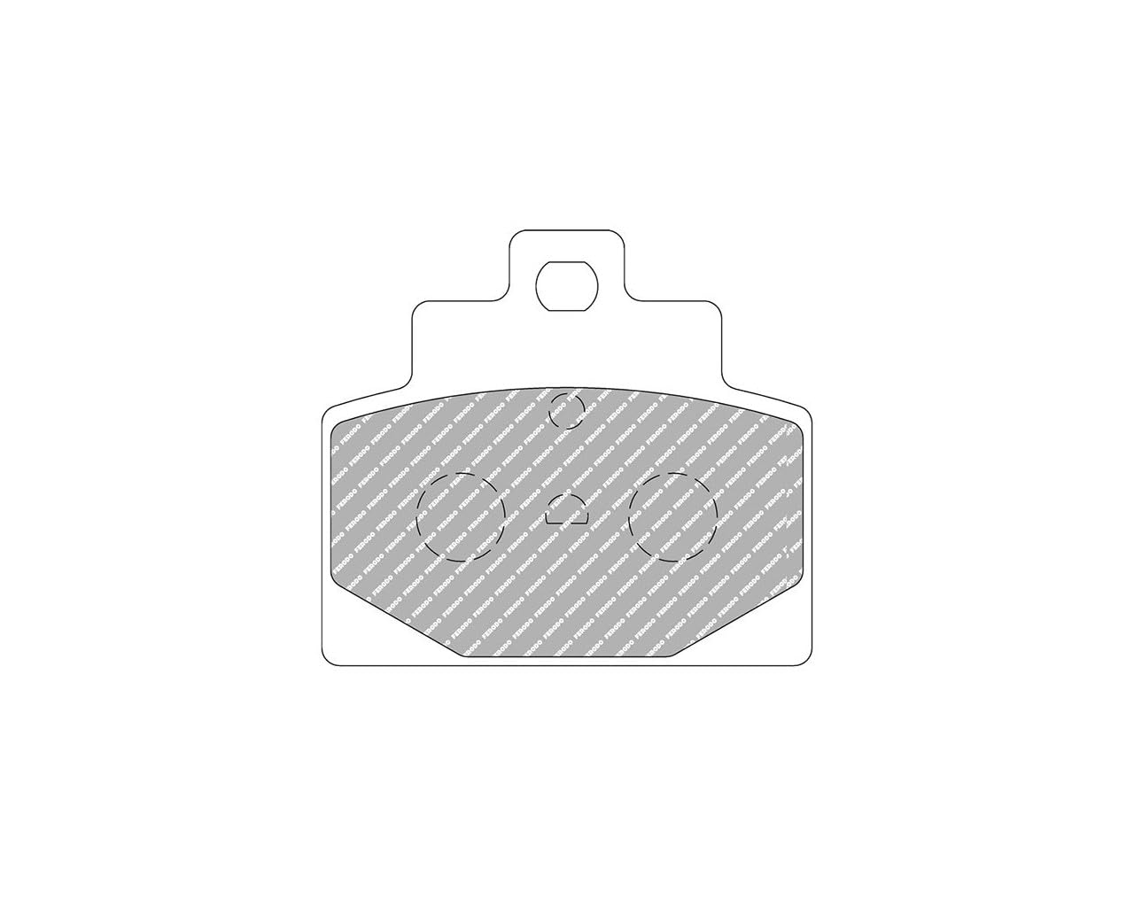 Ferodo Argento Front Brake Pad FDB2277AG Fits Piaggio MP3 500 Business HPE 2018