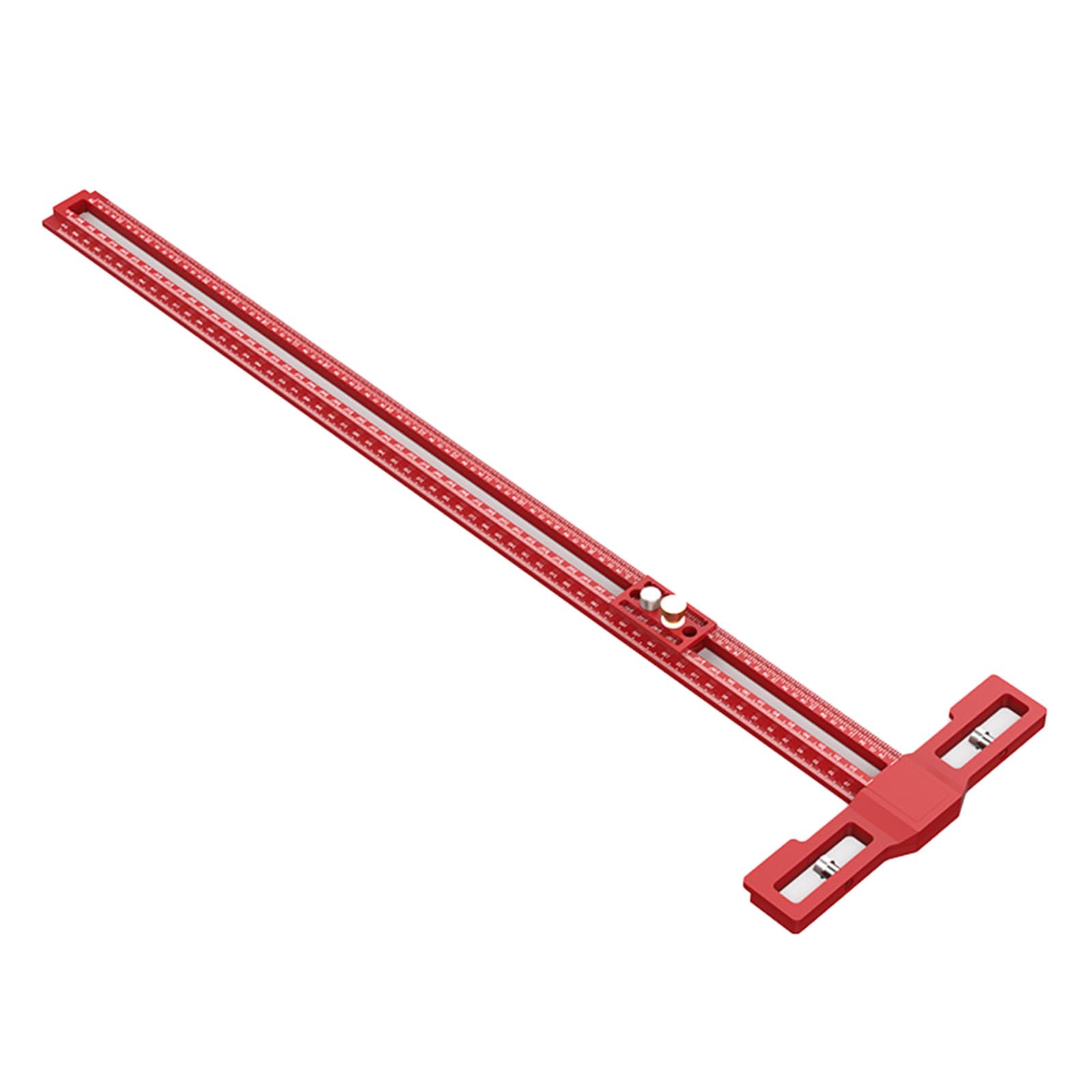 360 Marking Ruler with Positioning Pin Metalwork Scribing Ruler for Versatile Use in Carpentry & Precisions Crafting Sliders