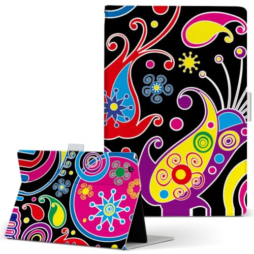 LAVIE Tab T8 T0855/KAS�ETAB08/H05 8.7�C���` �Ή� �蒠�^�^�u���b�g�P�[�X PU���U�[ �X�^���h�@�\ �J�[�h���[ ���ړ\��t���� �� �J���t�� 003722