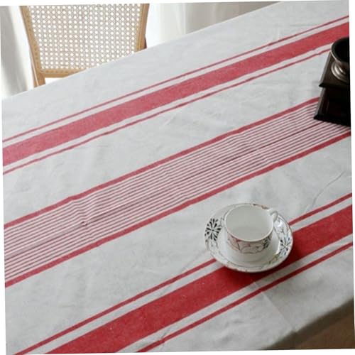 Nappe en lin lavable et réutilisable 59x86 pour table rectangulaire