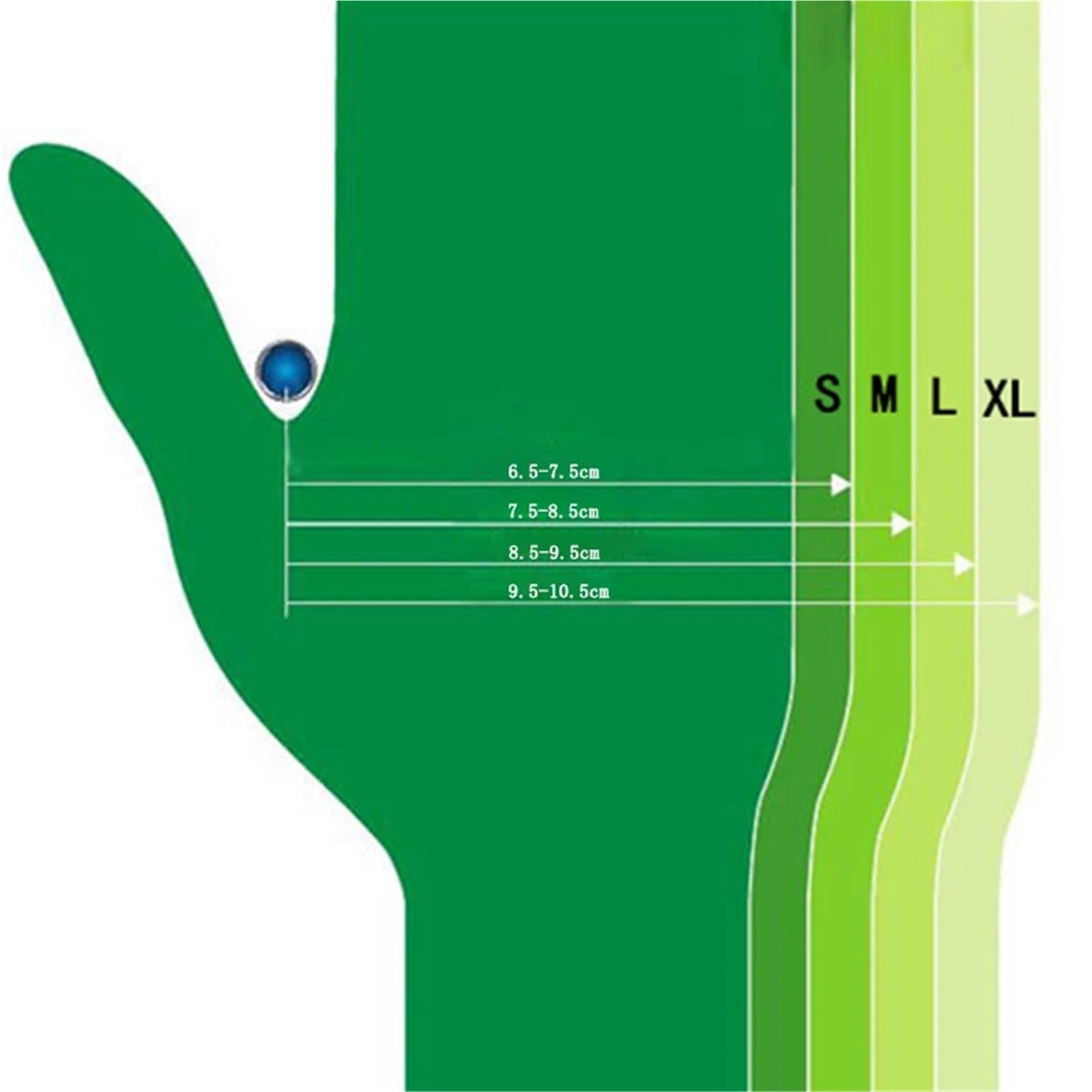Genérico 100 guantes desechables de látex blancos for limpieza del hogar, jardín y manipulación de alimentos(S)