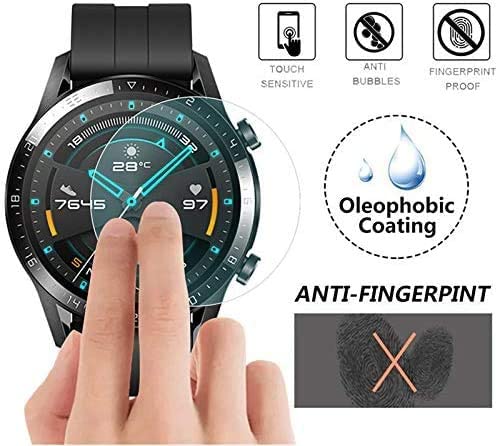 2-Pack] for Huawei Watch GT2 46mm Screen Protector, Explosion-Proof Anti  Scratch Resistance Full Cover Clear Screen Protector Film for Huawei Watch  GT2 46mm Smartwatch: Screen Protectors \u0026 Foils: Amazon.com.au