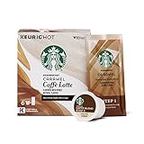 Starbucks Medium Roast K-Cup Coffee Pods, Caramel Caffè Latte for Keurig Brewers, 6 Count (Pack of 4)