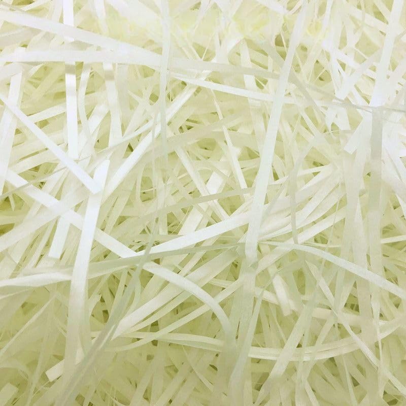 Brokatowa rozdrobniona bibułka, 30-500g Papier ścinkowy falisty, przyjazny wypełniacz prezentów(Style C/Beige,500g)