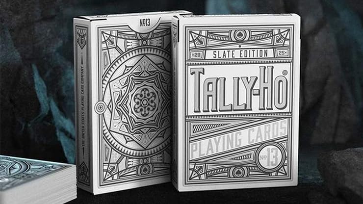 Kings Wild Project Carte da gioco Tally-Ho Slate Edition, Standard Edition, mazzo da poker