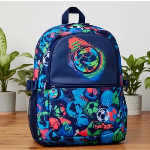 Image of School Backpack for Kids, Adjustable Padded Straps, SMIGGLE Bags for Stylish Durable Backpack Shoulder School Bags for Birthday Gift for children Tuition Bag