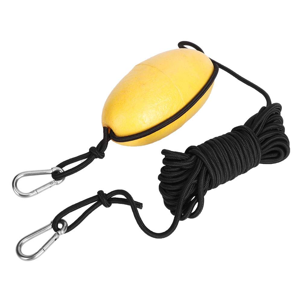 Keenso Ancora Galleggiante da Pesca, Marine 9,8 m/32,2 Piedi Ancoraggio Portatile da Pesca Galleggiante Linea da Lancio Ancoraggio da Pesca Drogue