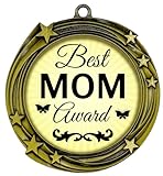 All Quality Best Mom Award Stars Design Medal | Celebration and Appreciation Prize for Family