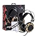 immagine 3Cuffie Gaming per PS4, XTRIKE Cuffie da Gioco Stereo Bass Profondo Cuffie Gaming con Microfono Cancellazione del Rumore per PS4/Xbox One/PC/Switch/Tablet