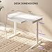 FLEXISPOT Comhar Electric Standing Desk with Drawers Charging USB A to C Port, Height Adjustable 48