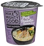 MIKES MIGHTY GOOD Organic Tonkotsu Ramen Cup, pork, 1.7 Oz