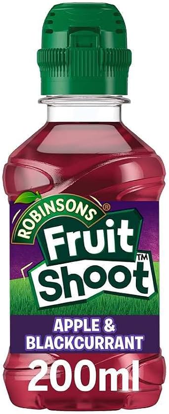 FRUIT SHOOT Apple and Blackcurrant Fruit Juice, 200ml (Pack of 8)