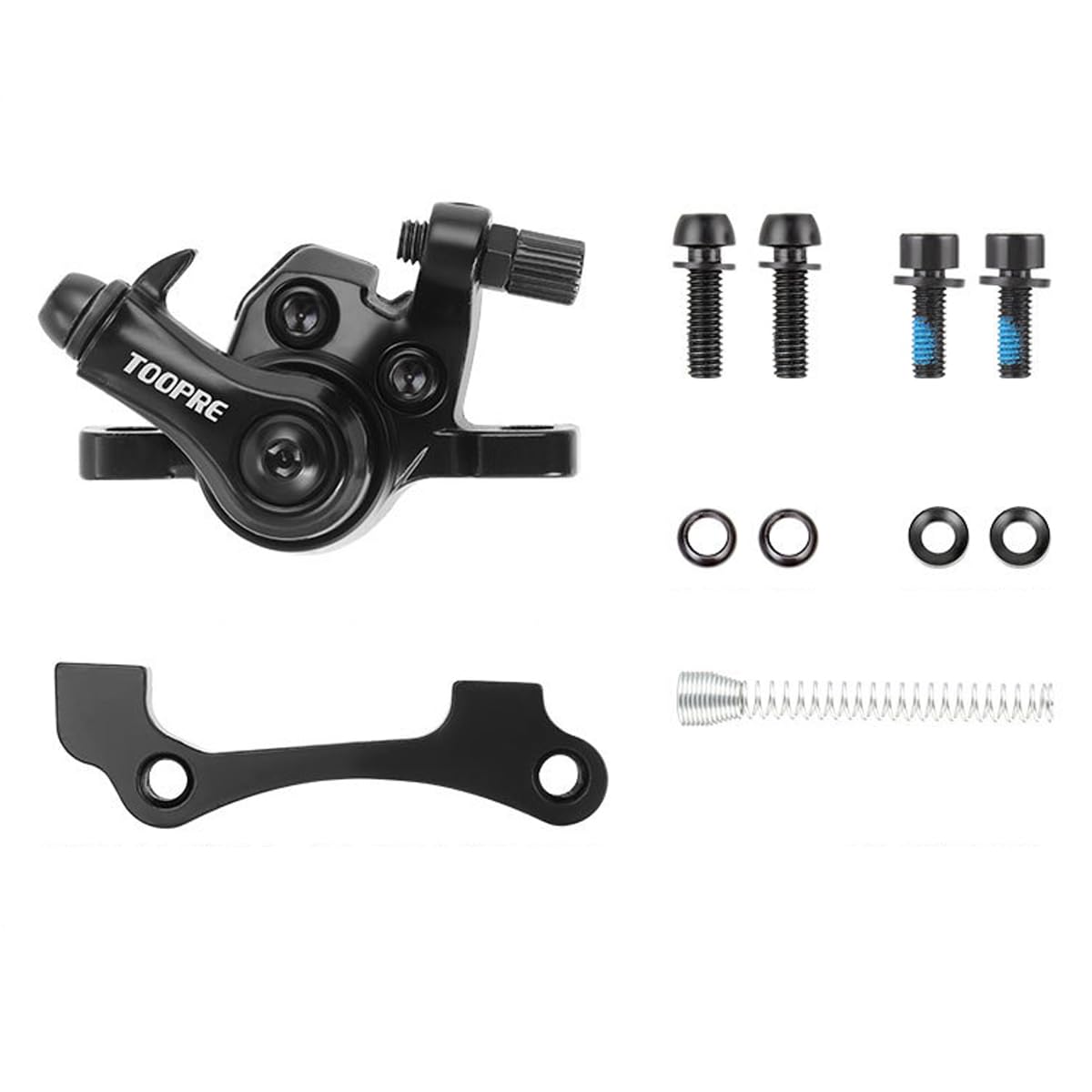 Étrier de frein pour scooter - Frein rotatif - Étrier de frein à disque pour skateboard électrique et vélo électrique - Frein avant et arrière de 8/10"
