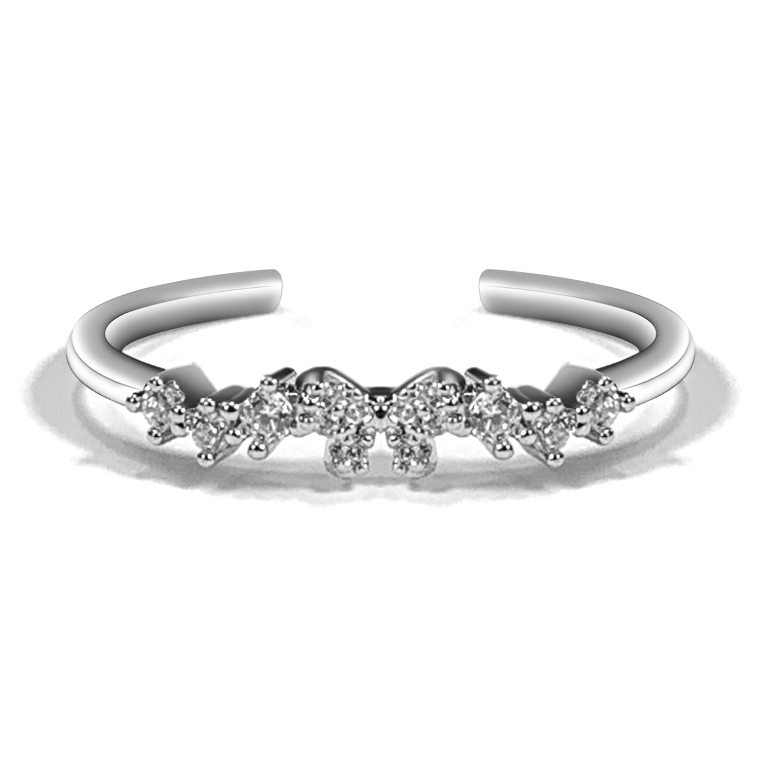TecoKart Rings for Women, Pink Cute Bow Ring for Girls, Love Gift for Girlfriend, Anniversary Gift for Wife, Sweet Ladies’ Diamond Ring for Parties (B0D2P5YDVJ) Amazon Price History, Amazon Price Tracker