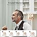 Hearing Aids, Hearing Aids for Seniors with Automatic Noise Cancelling for the Hearing Loss, Rechargeable Bluetooth Hearing Amplifiers with APP Volume Control, Premium Comfort Design and Wear