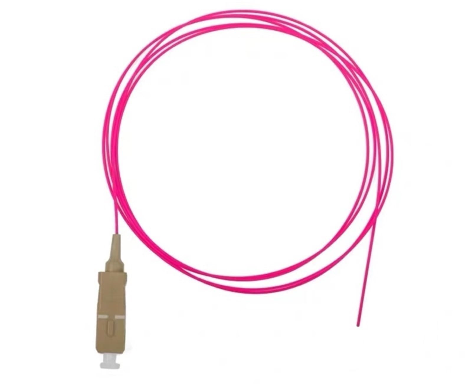 Latiguillo de Fibra óptica SC de 0,9 mm OM1 OM2 OM3 OM4 OM5 1 m 1,5 m Naranja, Cable Rojo 50/125(OM4 1mtr)