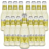 Fever Tree Sparkling Sicilian Lemonade - Premium Quality Mixer and Soda - Refreshing Beverage for Cocktails & Mocktails 200ml Bottle - Pack of 15