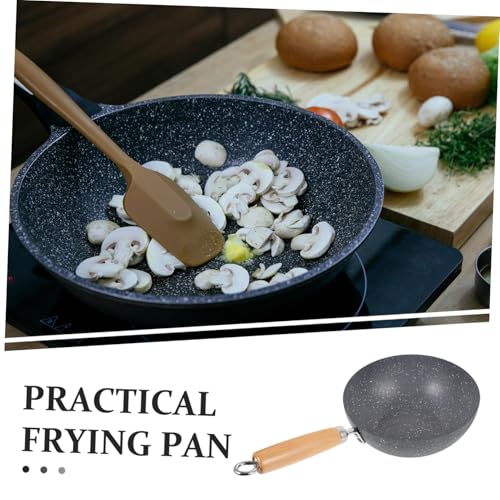 Wok pequeño antiadherente STOBAZA de hierro anodizado duro miniatura 5