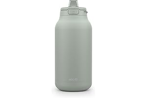 Ello Hydra Vacuum Insulated Stainless Steel Water Jug - 64oz Half Gallon...