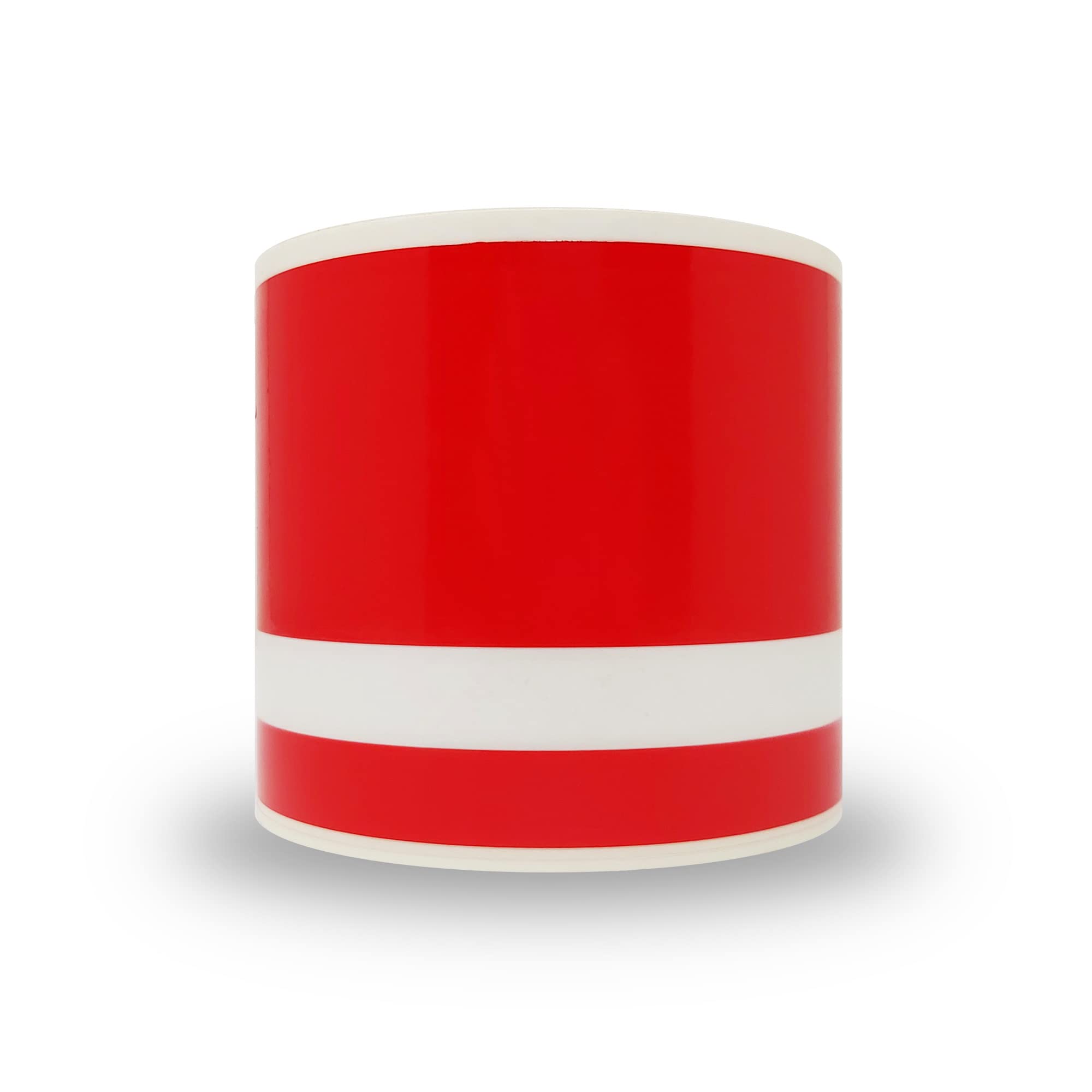 Quattroerre Racing Double Stripes, Red, 80 mm x 5 mt