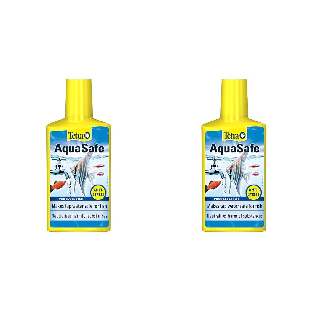 TetraAquaSafe to Turn Tap Water into Safe and Healthy Water for Fish and Plants, 250 ml (Pack of 2)