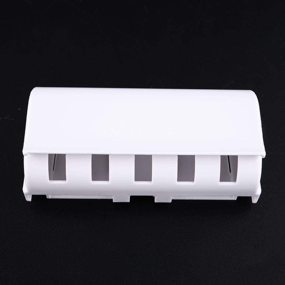 De un solo toque pasta de dientes automático dispensador de cepillo de dientes titular de pared en rack ahorrar espacio No Dust accesorios de baño Conjunto de Herramientas