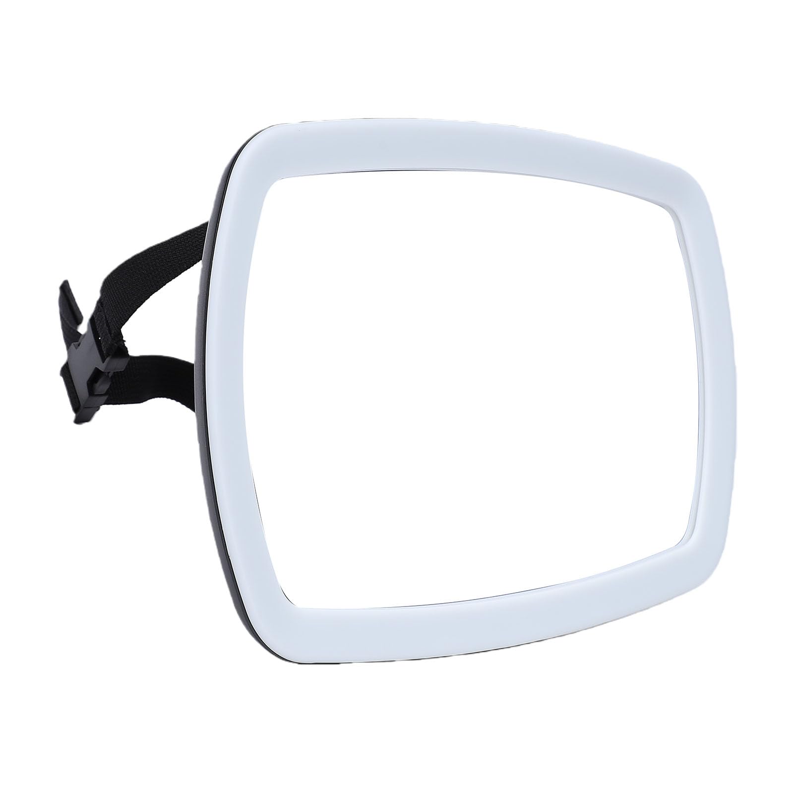 Specchietto Retrovisore per Auto con Luce LED Regolabile, per Seggiolino | Grandangolo, Acrilico infrangibile, orientabile a 360°, Luce notturna, Telecomando